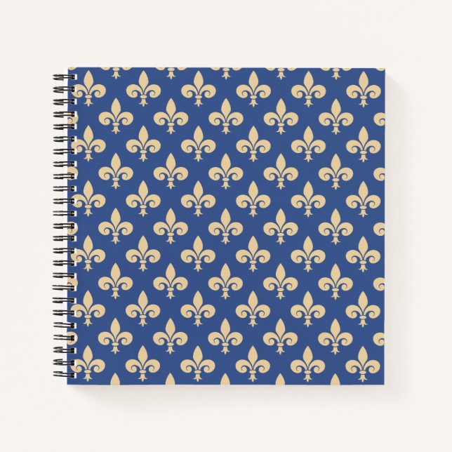 Fleur-de-lis symbols notebook (Front)