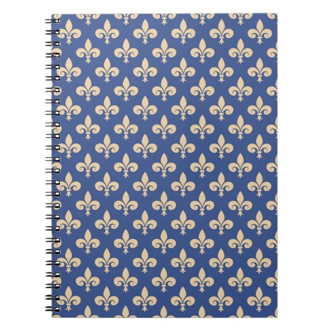 Fleur-de-lis symbols notebook (Front)