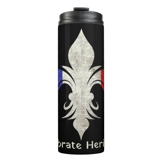  Fleur-de-Lis Thermal Tumbler (Front)
