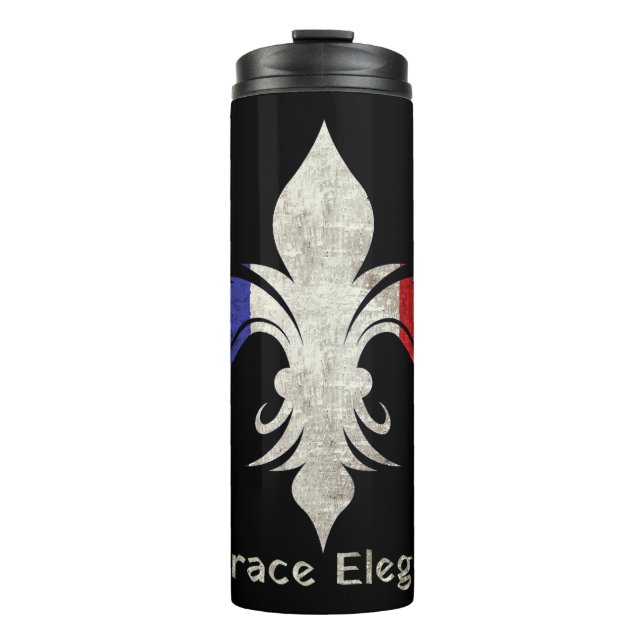  Fleur-de-Lis Thermal Tumbler (Front)