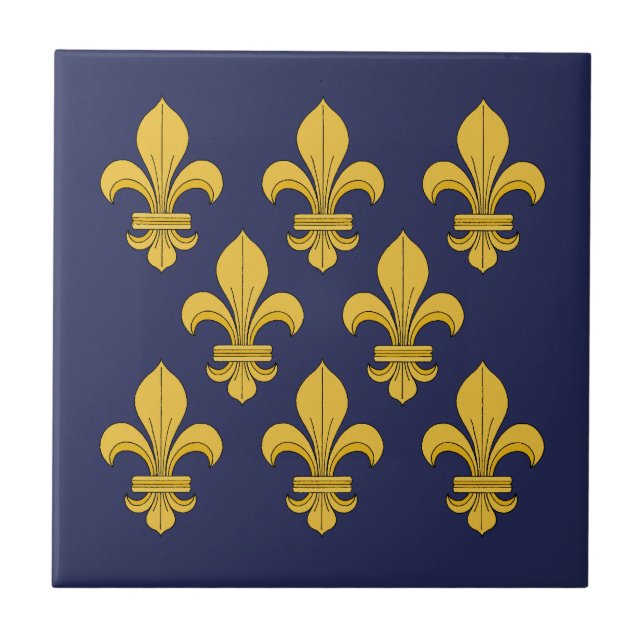 Fleur-de-lis Tile (Front)