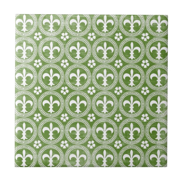 Fleur De Lis Tile (Front)
