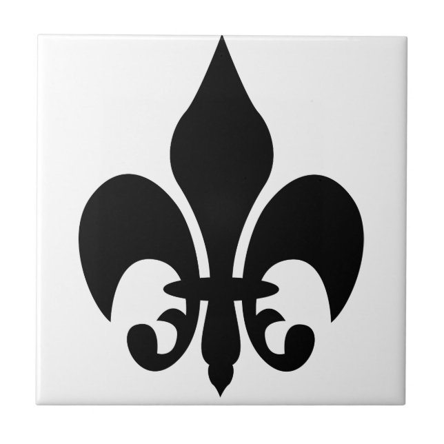 Fleur-De-Lis  Tile (Front)
