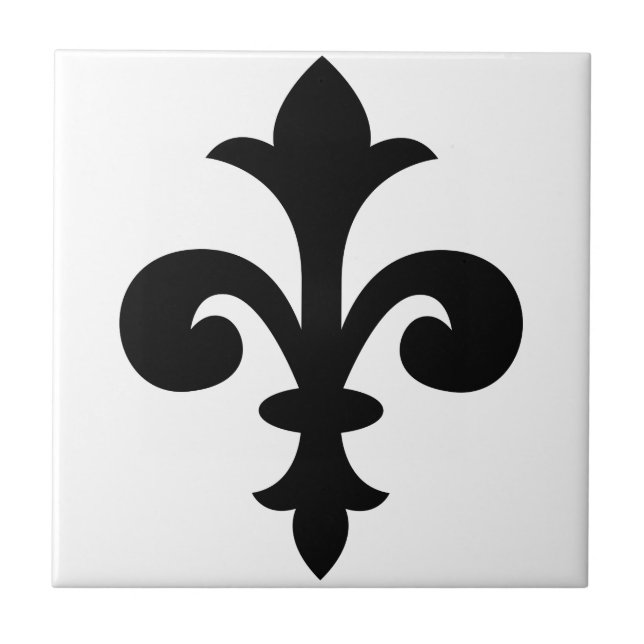 Fleur-De-Lis  Tile (Front)
