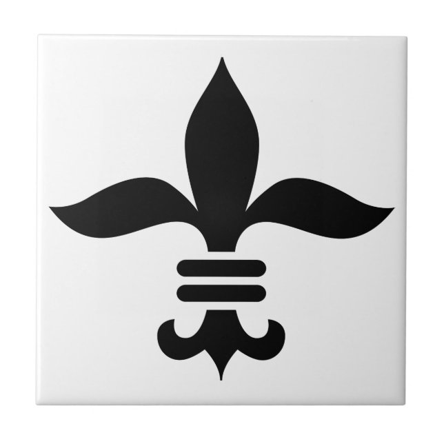 Fleur-De-Lis  Tile (Front)