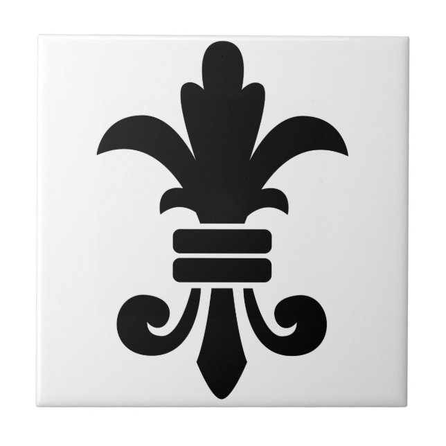 Fleur-De-Lis  Tile (Front)