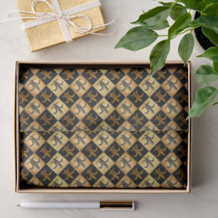 Fleur De Lis Tiles Tissue Paper