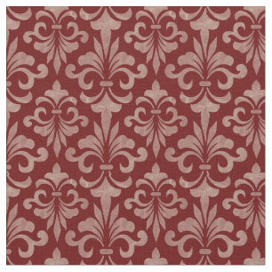 Fleur de Lis Vintage French Elegant Royal Pattern  Fabric