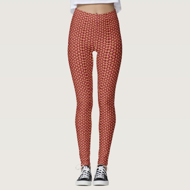 Fleur de Lis Women's Leggings (Front)