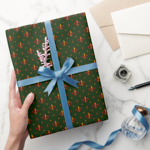 Fleur De Lis Wrapping Paper