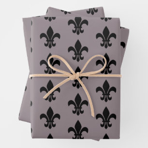 Fleur De Lis Wrapping Paper Sheets