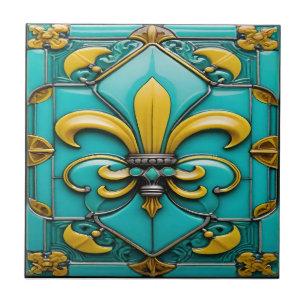  Fleur de Luxe Ceramic Tile