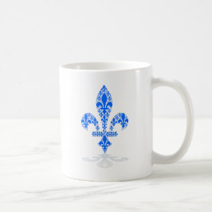 Fleur de lys coffee mug