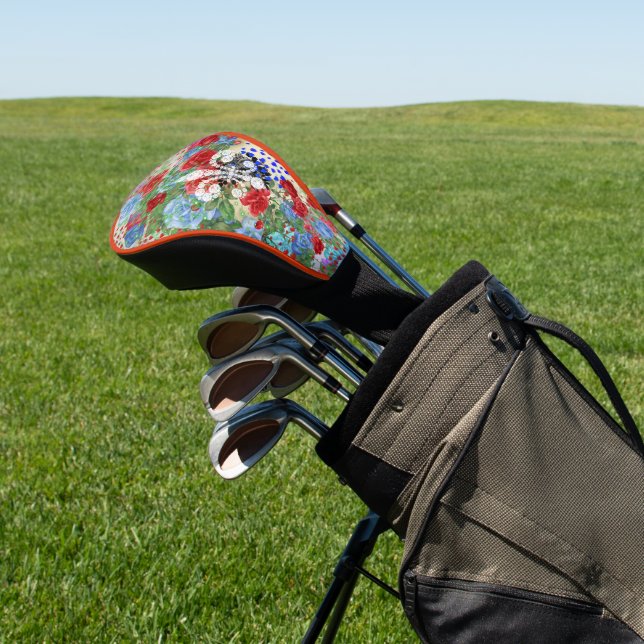 Fleur De Lys Golf Head Cover (In Situ)