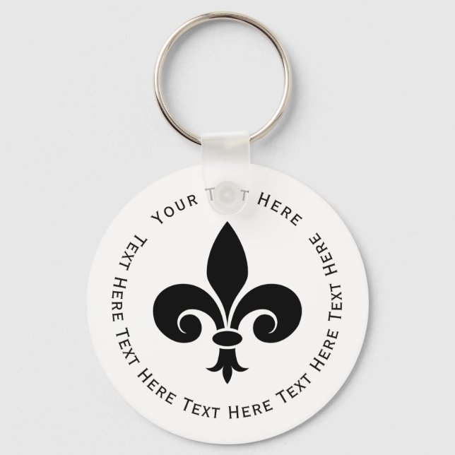 FLEUR DE LYS Keychain (Front)