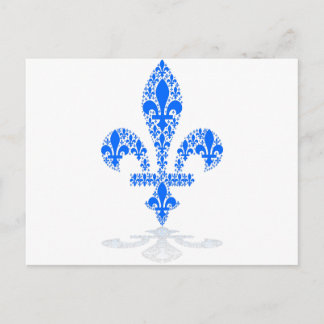 Fleur de lys postcard