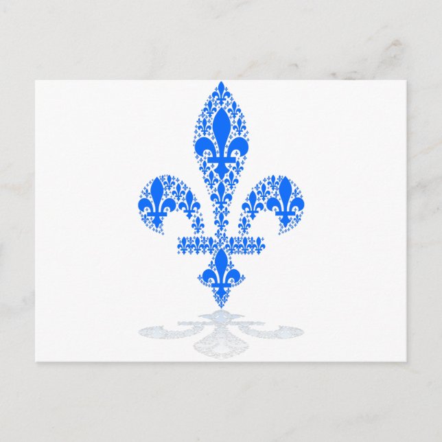 Fleur de lys postcard (Front)