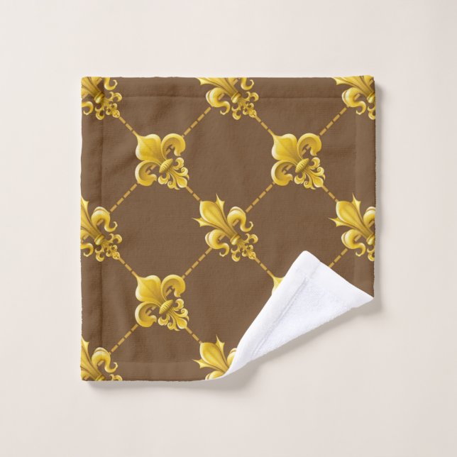 FLEUR DE LYS WASH CLOTH (Wash Cloth)