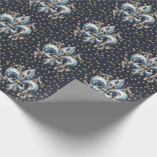 Fleur de Lys Wrapping Paper