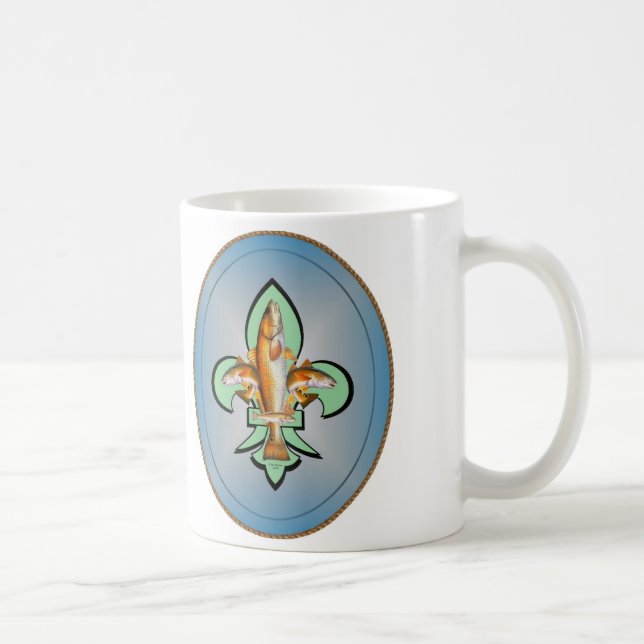 Fleur de Redfish mug (Right)