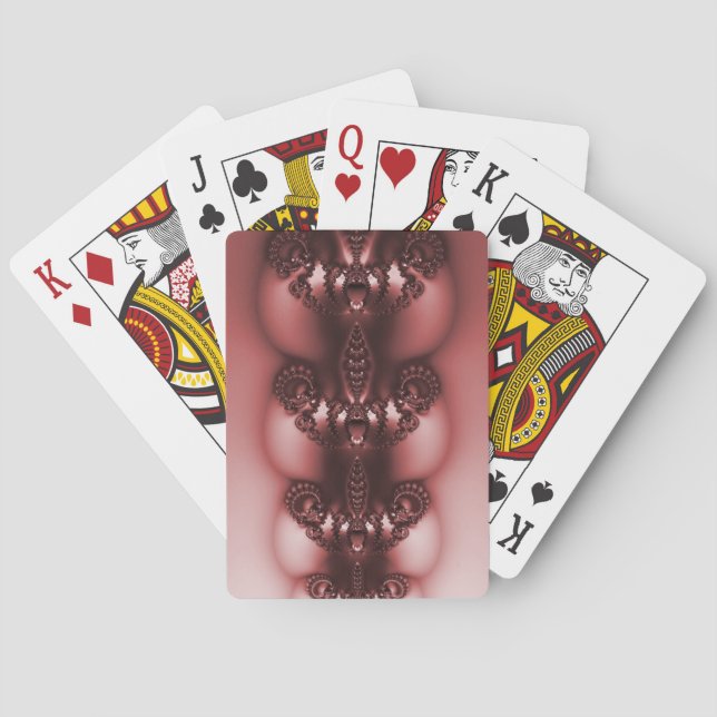 Fleur de Rouge - Classic Playing Cards (Back)