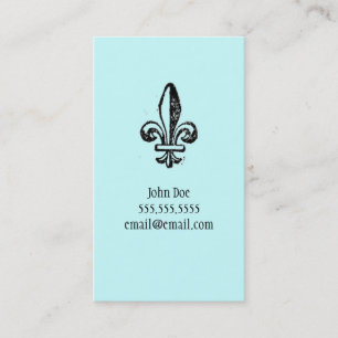 Fleur di lis Calling Card