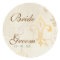 Fleur di Lys Damask 2  - Wedding Seal or Sticker