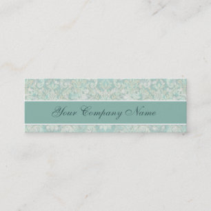 Fleur di Lys Damask Slate Blue Business Cards