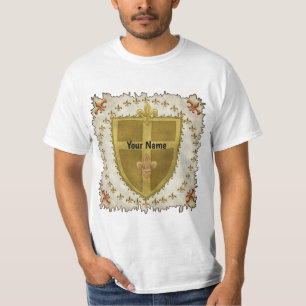 Fleur Family Crest Surname t-shirt