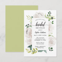 Fleur Jolie Pretty Floral Bridal Shower Invites