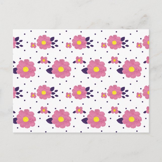 Fleur Rose Postcard (Front)