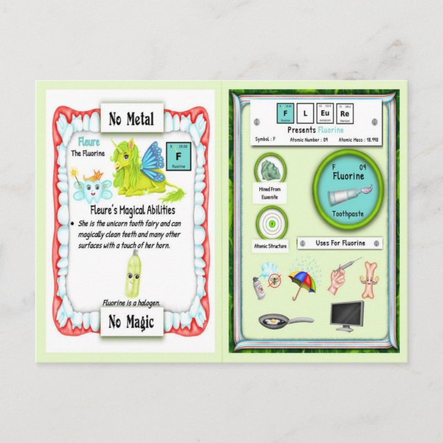 Fleure - Fluorine Horn Unicorn Game Card (Front)