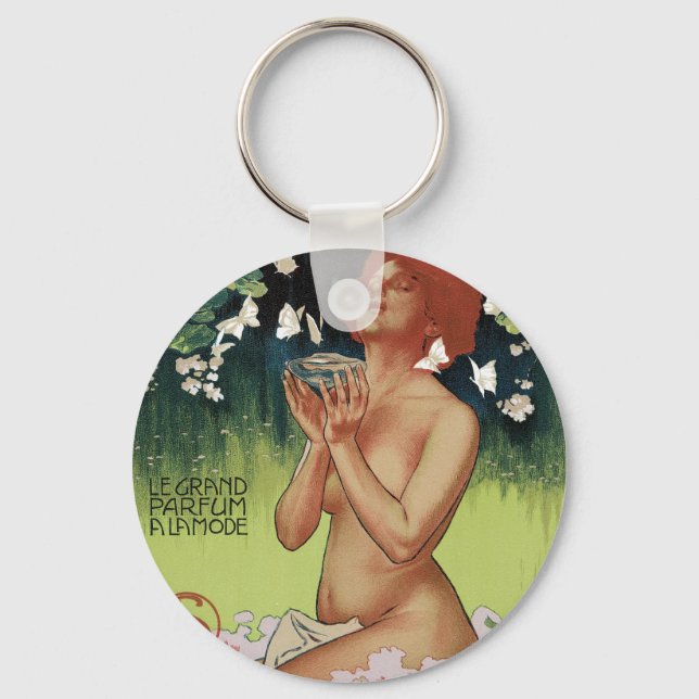 Fleurs de Mousse Key Ring (Front)