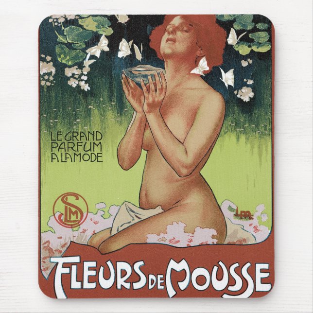 Fleurs de Mousse Mouse Mat (Front)