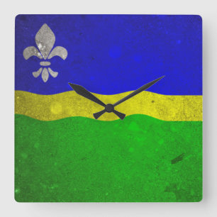 Flevoland Square Wall Clock
