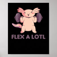 Flex A Lotl Axolotl Pun For Fitness Sport
