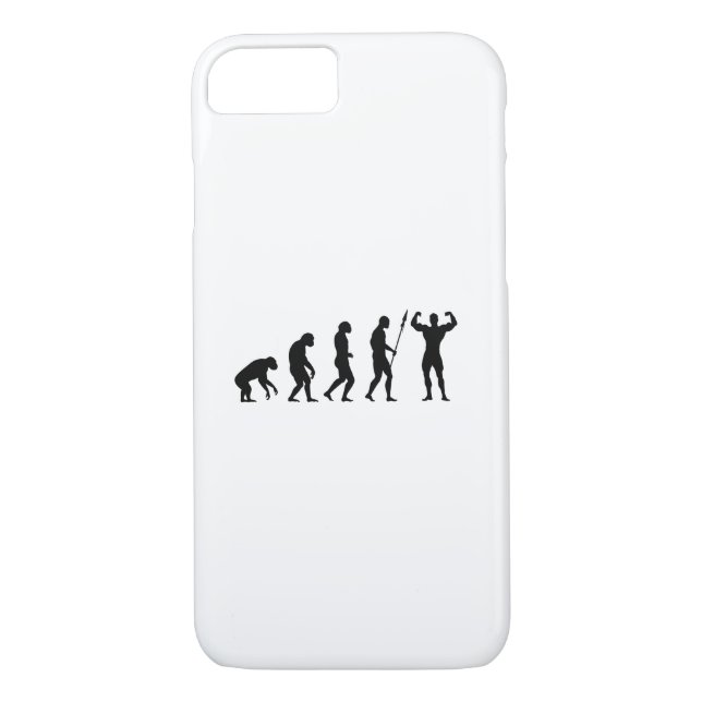 flex bodybuilding evolution Case-Mate iPhone case (Back)