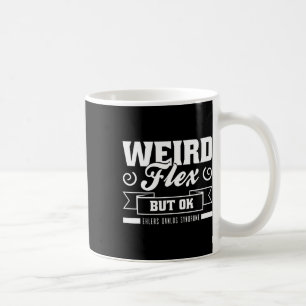 Flex But Okay Ehlers Danlos Black White Zebra Stri Coffee Mug