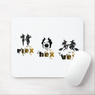 Flex. Hex. Vex. Body Positive & Diverse Witches Mouse Mat