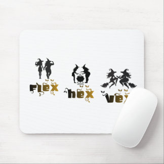 Flex. Hex. Vex. Body Positive & Diverse Witches Mouse Mat