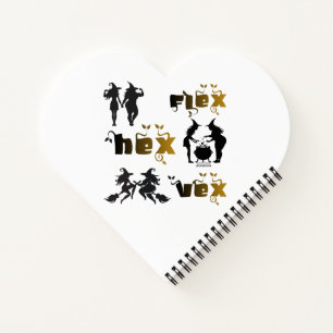 Flex. Hex. Vex. Body Positive & Diverse Witches Notebook