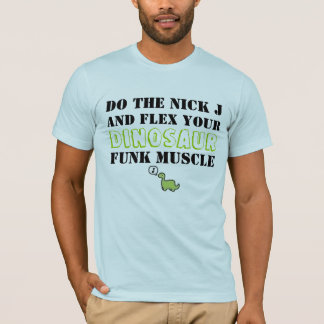 flex your dinosaur funk muscle! T-Shirt