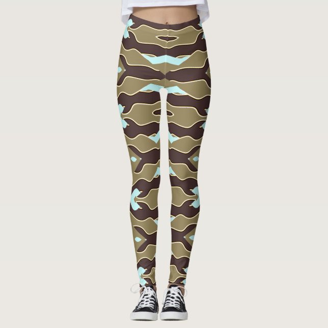Flexi fit multicolor "Ratti_Creative_Arts" Legging (Front)