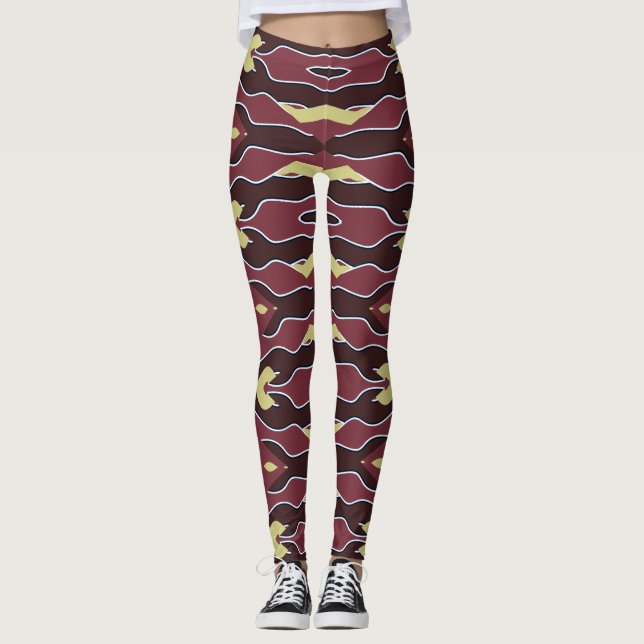 Flexi fit multicolor "Ratti_Creative_Arts" Legging (Front)