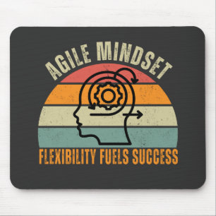 Flexibility Fuels Success Agile Mindset Quote Mouse Mat