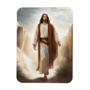 Flexible 3"x4" Magnet Lord Jesus Walking