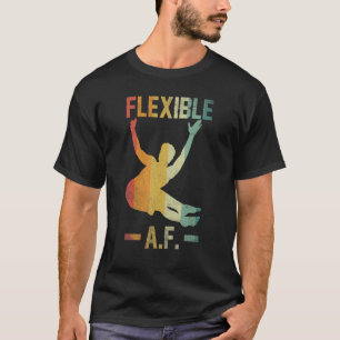 Flexible a f  Capoeira Dancing Sport Retro Vintage T-Shirt