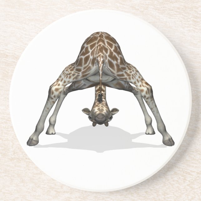 Flexible Giraffe Coaster (Front)