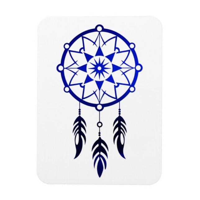 Flexible Magnet Blue Dreamcatcher Filter (Vertical)