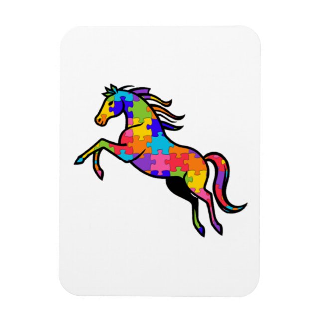 Flexible Magnet Puzzle - Horse (Vertical)